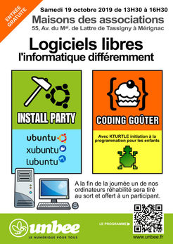 affiche de l'install party